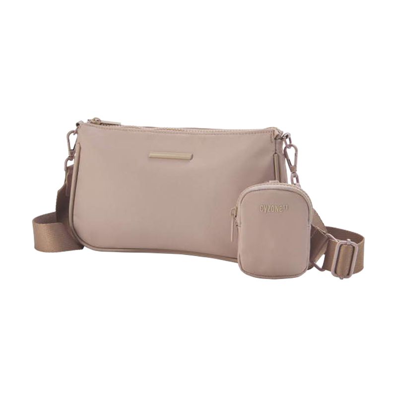 Bolso-de-mujer-beige-en-tela-poli�ster-y-con-bolsillo-principal-con-cierre.