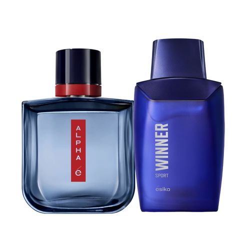 Set Perfume de Hombre Alpha + Winner Sport