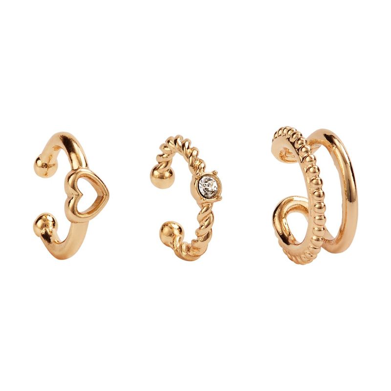 Set-de-3-earcuffs-mujer-love-en-tono-dorado-con-cristal-de-vidrio-ideales-para-un-estilo-casual.